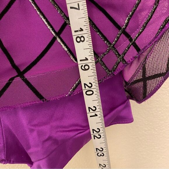 WEISSMAN Dance Costume ballet jazz purple Man Like That 10833 Child MC 10/12 - Picture 6 of 11